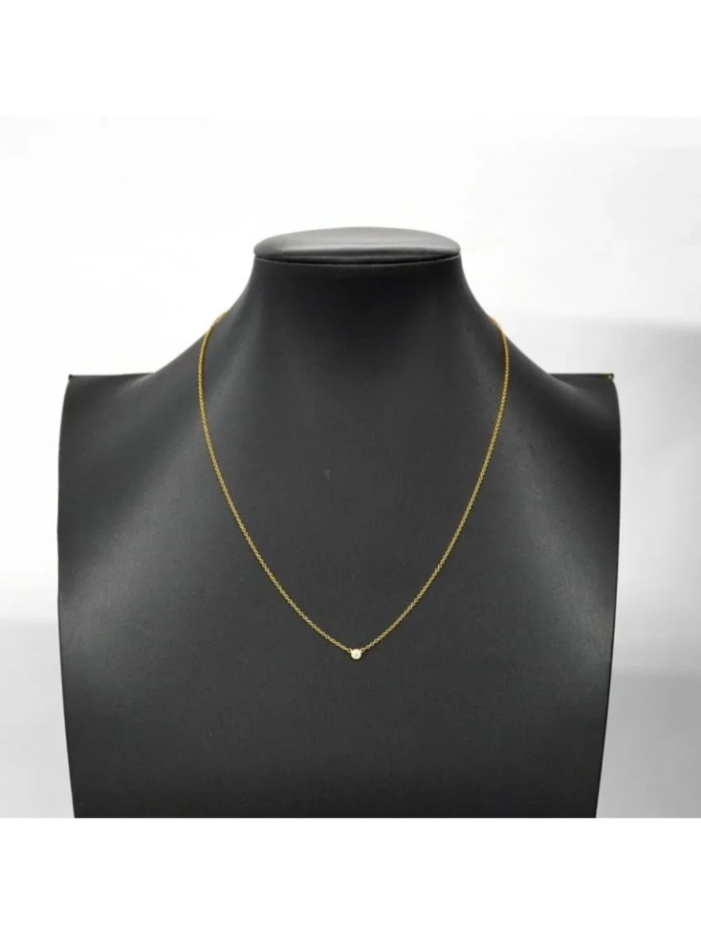 ★SOLD★ Tiffany & Co Necklace by the Yard 18k Yellow Gold Diamond - Picture 6 of 8